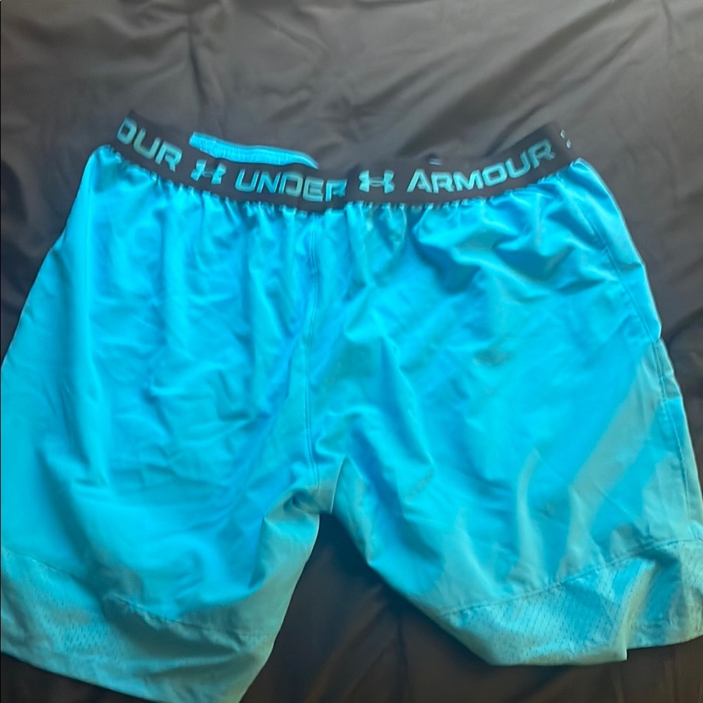 Under Armour Teal Performance Shorts